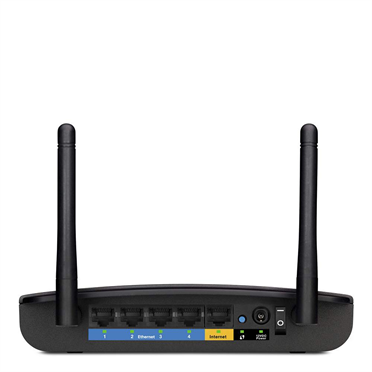Linksys E1700 N300 Wi-Fi Router, Bộ phát WiFi chuẩn N tốc độ 300Mbps