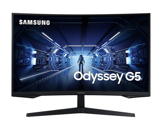 Màn hình LCD 32'' Samsung Odyssey G5 LC32G55TQWEXXV WQHD 2K 144Hz 1ms HDR10 Freesync Cong