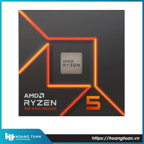 CPU AMD Ryzen 5 7600X 4.7GHz - 5.3GHz 6 nhân 12 luồng 32MB PCle 5.0