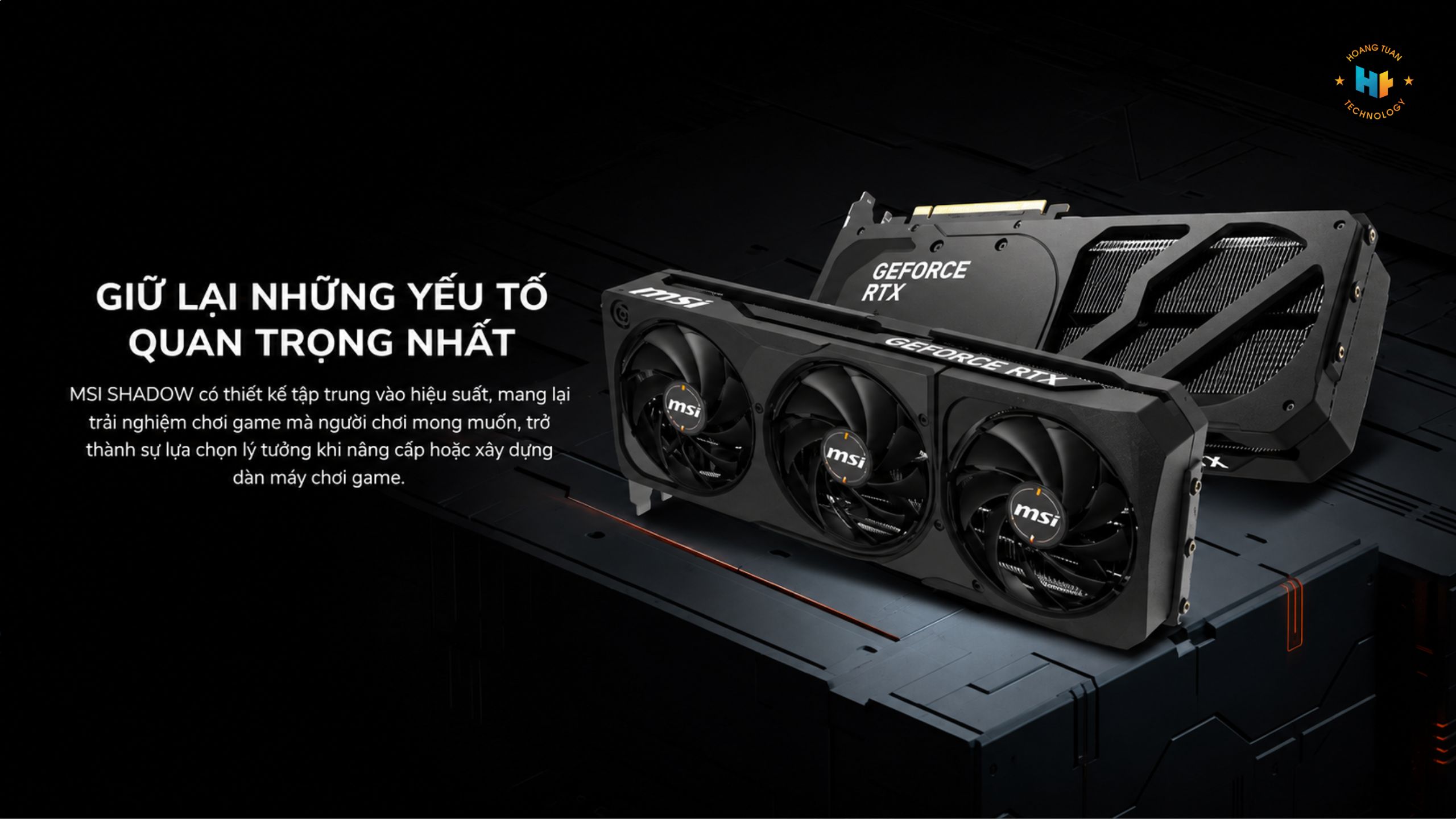 MSI RTX 5080 SHADOW 3X OC – Hiệu năng Blackwell cho gaming 4K