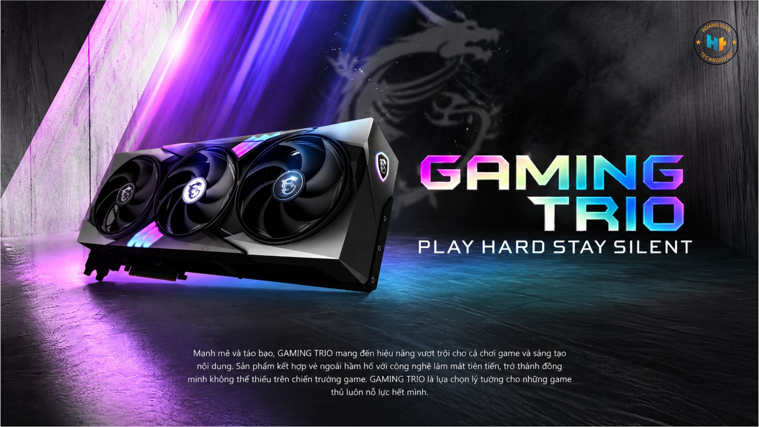 MSI RTX 5070 GAMING TRIO OC – Card Blackwell dành cho gaming 2K