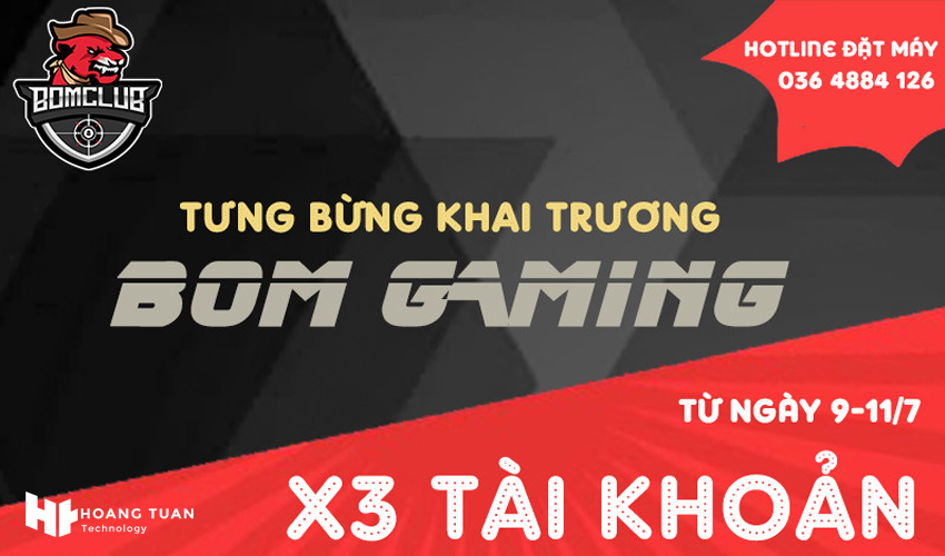 BOM Gaming Bắc Ninh khai trương, chính thức đi vào hoạt động 