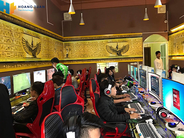 Lắp đặt Cyber Game HORUS - phòng game cực đẹp do HoangTuan thiết kế và thi công tại Lạng Sơn