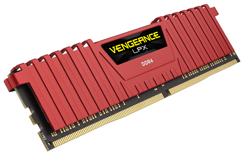 Ram Corsair Vengeance LPX 8GB (2x4GB) DDR4 DRAM 2133MHz C13 Red (CMK8GX4M2A2133C13R)