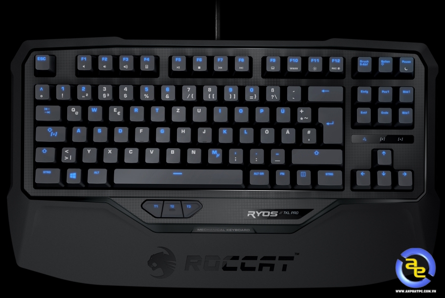 Bàn phím cơ Roccat Ryos MK TKL Pro Red switch