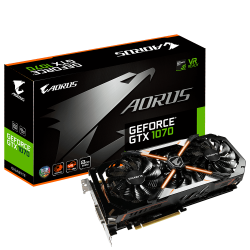 VGA Gigabyte AORUS GeForce® GTX 1070 8G (GV-N1070AORUS-8GD)