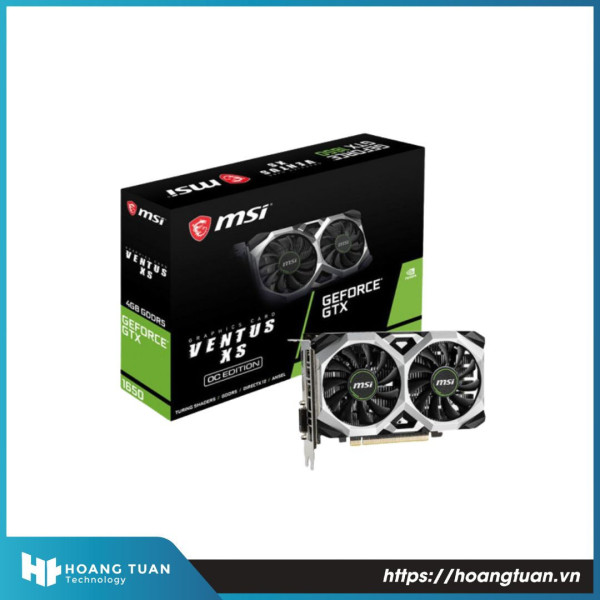 VGA MSI GeForce GTX 1650 Ventus XS 4G OC