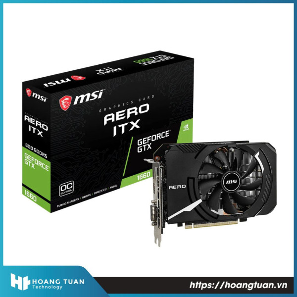 VGA MSI GeForce GTX 1660 Aero ITX 6G OC