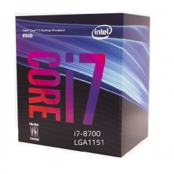 CPU Intel Core i7 8700 3.2Ghz Turbo Up to 4.6Ghz / 12MB / 6 Cores, 12 Threads / Socket 1151 v2 (Coffee Lake )