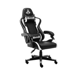 WARRIOR GAMING CHAIR - Crusader Series - WGC102 - Black/White