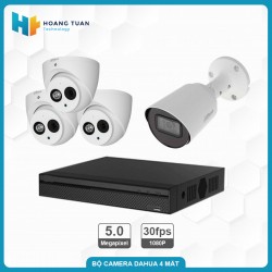Trọn bộ 4 camera Dahua Full-Color 2MP