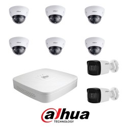 Trọn bộ 8 camera Dahua Full-Color 2MP