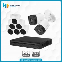 Trọn bộ Camera Dahua 8 mắt HAC - B1A21P
