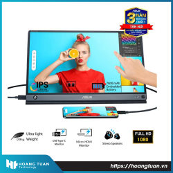 Màn Hình Cảm Ứng Di Động ASUS ZenScreen MB16AMT 15.6 inch IPS chống chói Full HD Pin 7800mAh USB Type-C, Micro-HDMIloa 1W*2