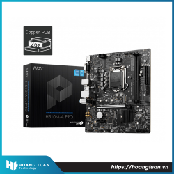 Mainboard MSI H510M-A PRO (Intel H510, Socket 1200, m-ATX, 2 khe RAM DDR4)