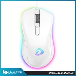 Chuột DareU EM908 ARTIC White RGB