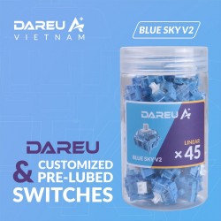 Bộ Switch phím cơ DAREU BLUE SKY V2 (LINEAR) (45 switch)