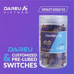 Bộ Switch phím cơ VIOLET GOLD V2 (TACTILE) (45 switch)