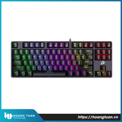 Bàn phím cơ Gaming DAREU EK87 – Black (MULTI-LED, Blue/ Brown/ Red D switch)