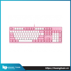 Bàn phím cơ Gaming DAREU EK1280s PINK-WHITE 104KEY (PINK LED, Blue/ Brown/ Red D switch)