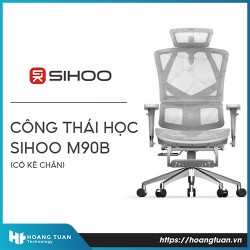 Ghế văn phòng công thái học Sihoo M90B Grey kê chân