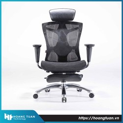 Ghế văn phòng công thái học Sihoo V1 Black kê chân