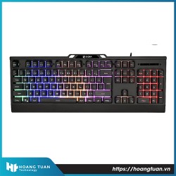 Bàn phím gaming giả cơ Edra EK701 Led USB Black