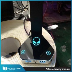 Nút nguồn Fami Alienware kèm giá treo tai nghe