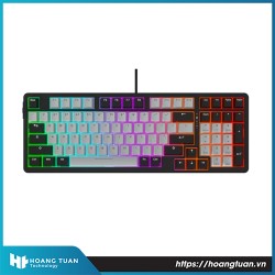 Bàn phím gaming quang cơ DAREU EK98X PBT BLACK-GREY WATERPROOF, OPTICAL SW, MULTI LED