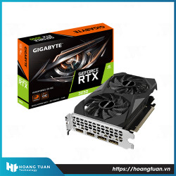 VGA GIGABYTE GeForce RTX 3050 WINDFORCE 6GB OC (GV-N3050WF2OC-6GD)