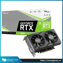 VGA PNY GeForce RTX™ 3050 6GB VERTO™ Dual Fan GDDR6