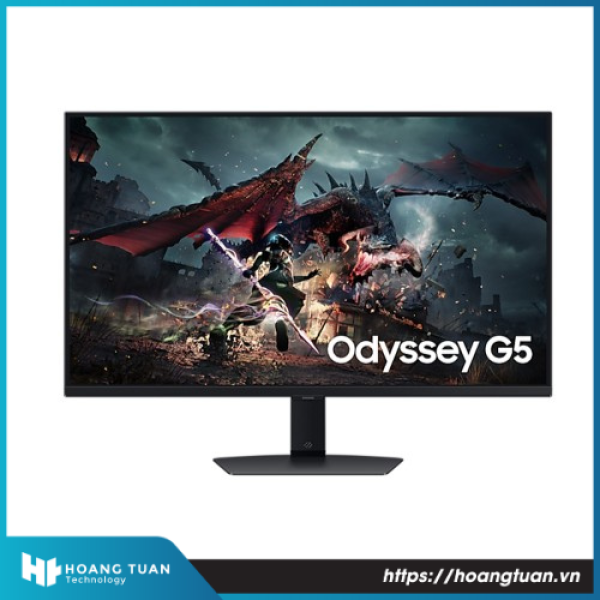 Màn Hình Gaming SAMSUNG Odyssey G5 G50D LS32DG502EEXXV (32 inch - IPS - 2K - 180Hz - 1ms)