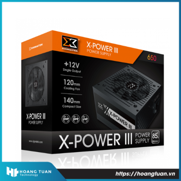 Nguồn máy tính Xigmatek EN45990 X-POWER III 650 - 600W 