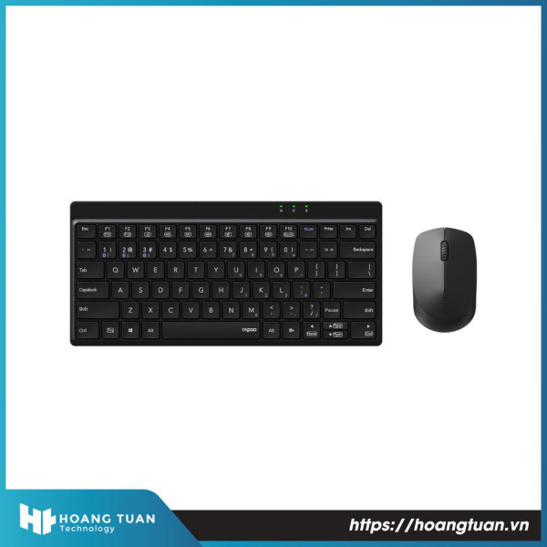 Combo Bàn Phím Chuột Không Dây Rapoo 8000GT (2024) 3 Chế Độ