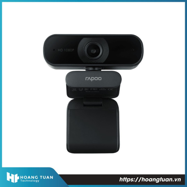 Webcam Rapoo C260 Full HD 1080p Góc Rộng 80° Mic Khử Ồn