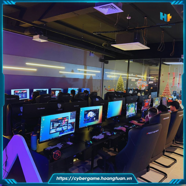 Lắp Đặt Phòng Game 50PC - Giải Pháp Thiết Kế Và Thi Công Phòng Net 50 Máy Trọn Gói