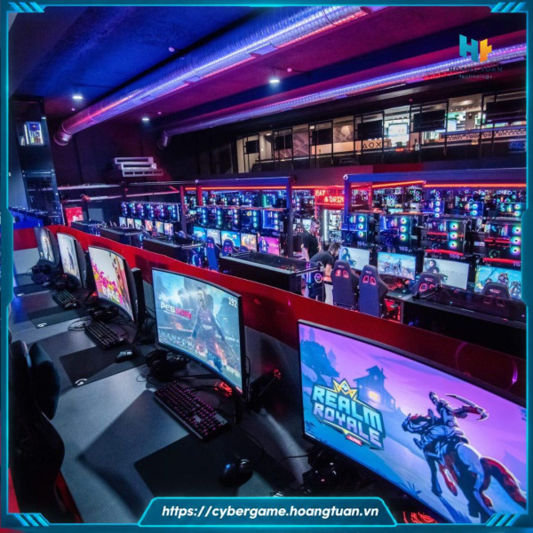 Lắp Đặt CyberGame 100PC – Giải Pháp Thi Công Phòng Game 100 Máy Trọn Gói