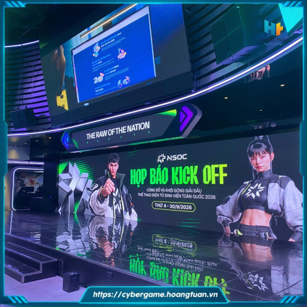 Lắp Đặt CyberGame Stadium 250PC - Phòng Game Quy Mô Lớn