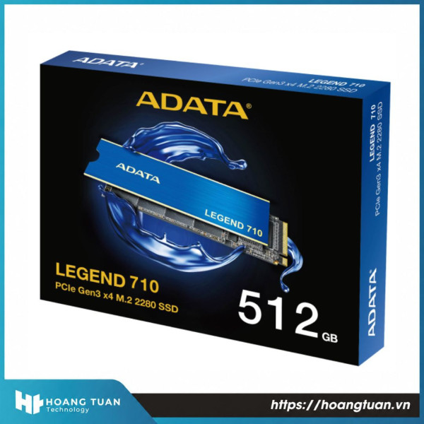 Ổ cứng SSD ADATA LEGEND 710 512GB M.2 2280 PCIe Gen3x4