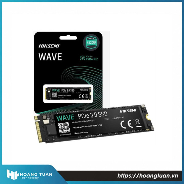 Ổ cứng SSD HIKSEMI WAVE(P) 512GB M.2 2280 PCIe Gen3x4 NVMe