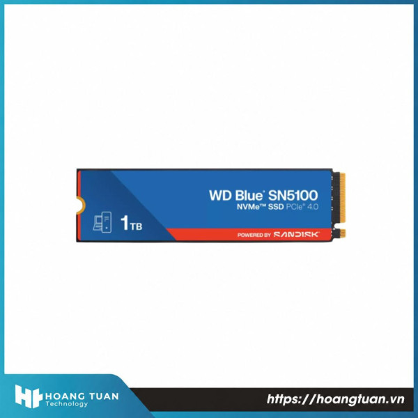 Ổ cứng SSD WD Blue SN5100 1TB M.2 NVMe PCIe Gen4x4