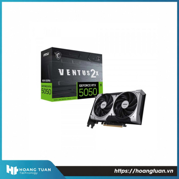 Card màn hình MSI GeForce RTX 5050 8G VENTUS 2X OC GDDR6