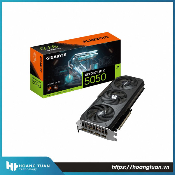 Card màn hình GIGABYTE GeForce RTX 5050 GAMING OC 8G GDDR6