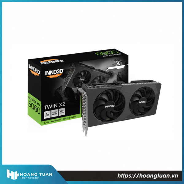 Card màn hình INNO3D GeForce RTX 5060 TWIN X2 8GB GDDR7