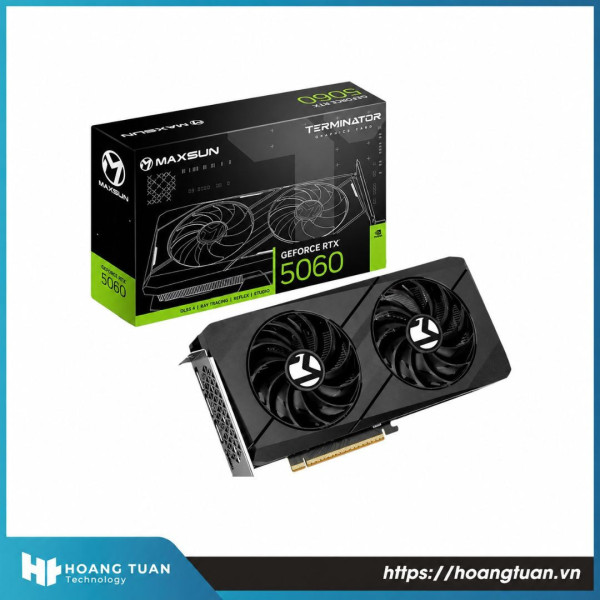 Card màn hình MAXSUN GeForce RTX 5060 Terminator 8GB GDDR7