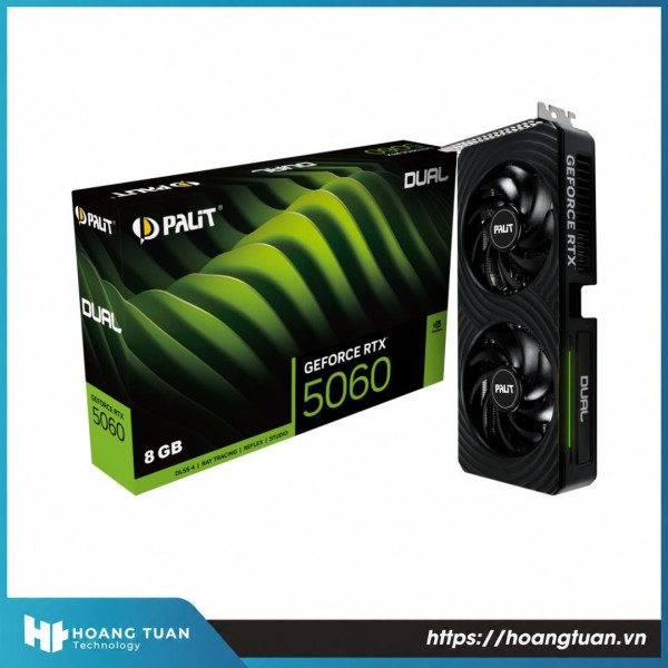 Card màn hình Palit GeForce RTX 5060 Dual 8GB GDDR7