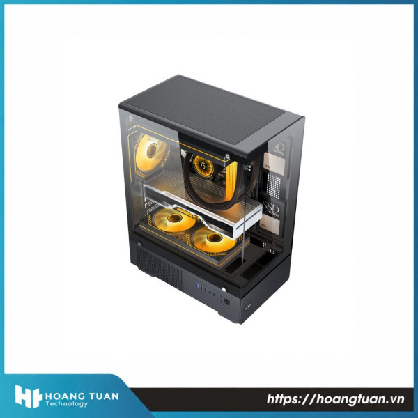 Vỏ Case MIK H3 M-ATX Black