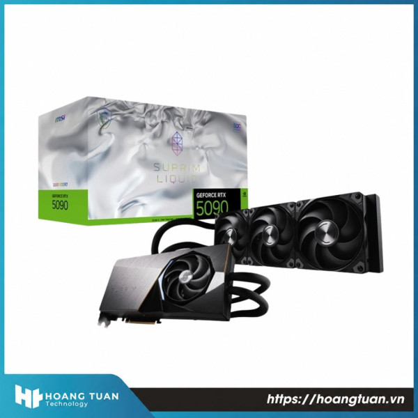 Card màn hình MSI GeForce RTX 5090 32G SUPRIM LIQUID SOC GDDR7