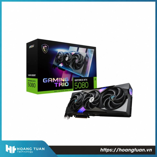 Card màn hình MSI GeForce RTX 5080 16G GAMING TRIO OC GDDR7