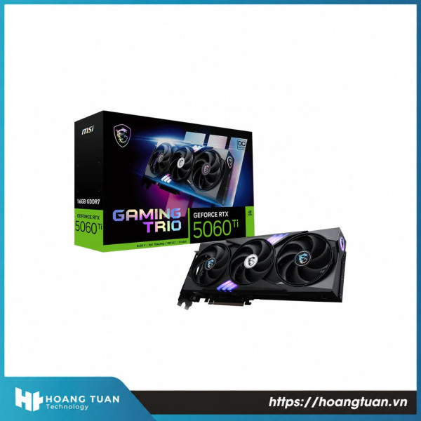 Card Màn Hình MSI GeForce RTX 5060 Ti 16G GAMING TRIO OC GDDR7